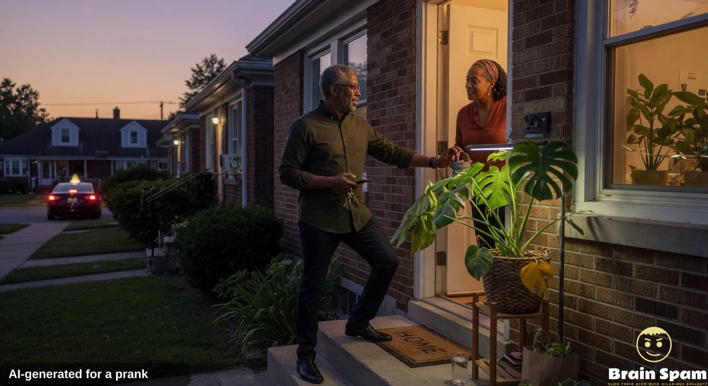 Date cut short for urgent houseplant duties